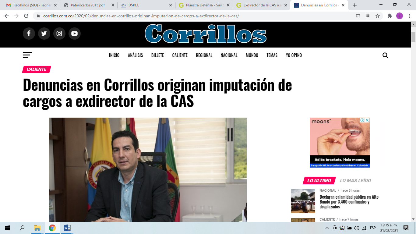 El Cinismo del Imputado Juan Gabriel Álvarez